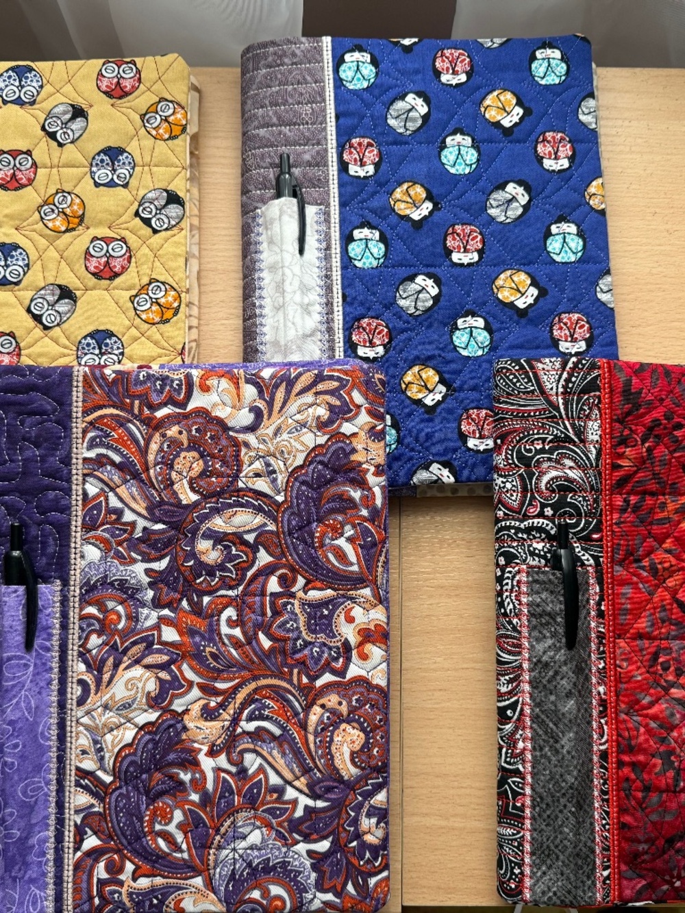 Quilted Junk Journal Covers or Composition Book Covers
